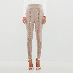 Peace + Love High Waisted Suede Pants